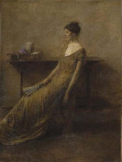 Thomas Dewing Lady in Gold